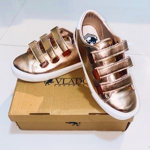 Gold Rose Sneakers